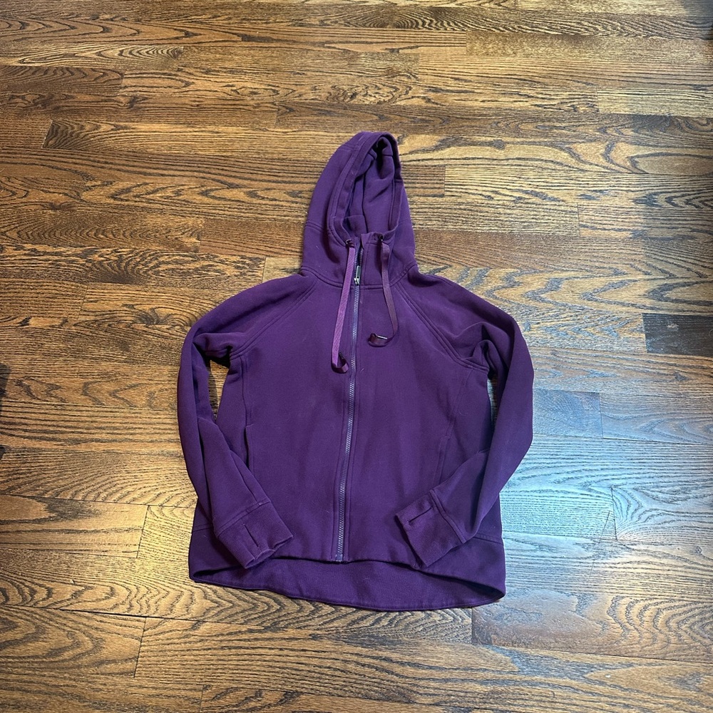 Lululemon Purple Hooded Zip-Up Jacket